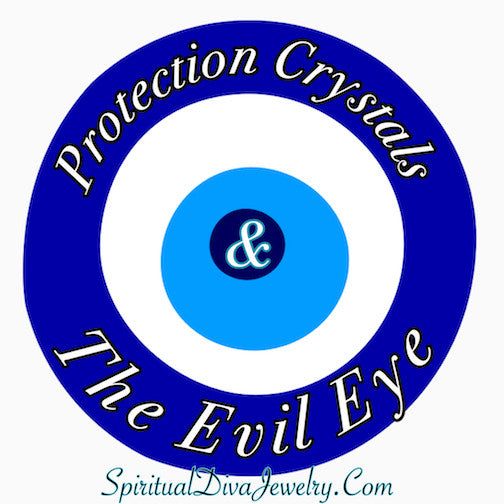 PROTECTION Hamsa Hand Evil Eye Healing Crystal Reiki Gemstone