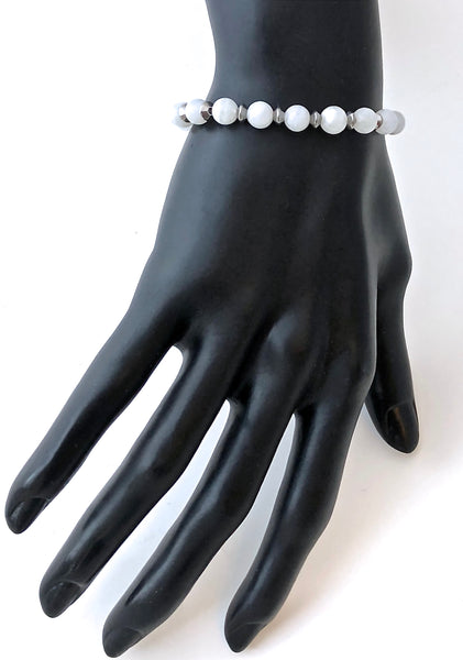 Rainbow Moonstone Energy Healing Crystal Reiki Gemstone Angel Bracelet - Spiritual Diva Jewelry