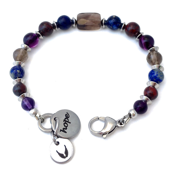 Cancer Immune System Recovery Healing Crystal Reiki Angel Bracelet - Spiritual Diva Jewelry