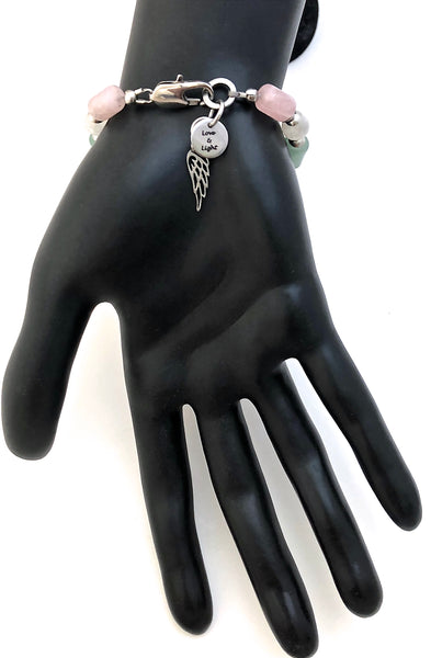 FERTILITY PREGNANCY Energy Healing Crystal Reiki Gemstone IVF Bracelet - Spiritual Diva Jewelry