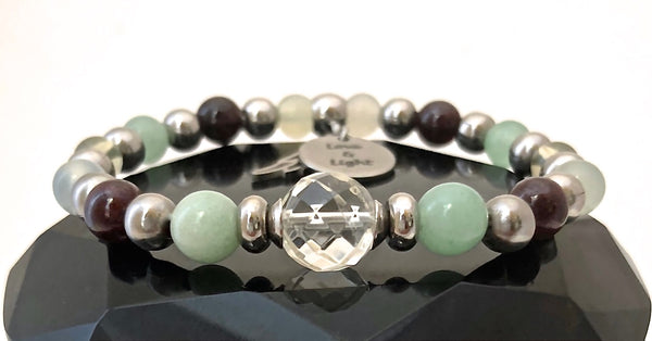 PROSPERITY ABUNDANCE Healing Crystal Reiki Angel Gemstone Bracelet - Spiritual Diva Jewelry