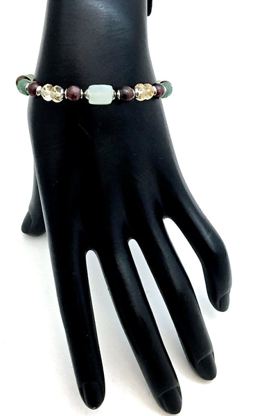Prosperity Abundance Healing Crystal Reiki Gemstone Good Luck Bracelet - Spiritual Diva Jewelry