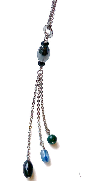 Chronic Pain Relief Healing Crystal Reiki Gemstone Tassel Necklace - Spiritual Diva Jewelry