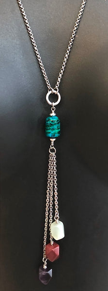 Strength Grief Depression Healing Crystal Reiki Gemstone Necklace - Spiritual Diva Jewelry
