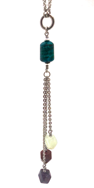 Strength Grief Depression Healing Crystal Reiki Gemstone Necklace - Spiritual Diva Jewelry