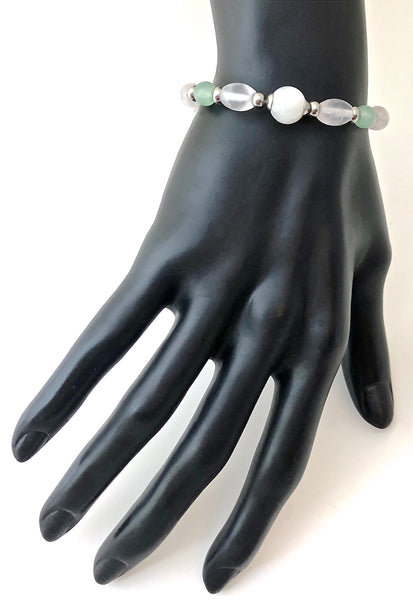 FERTILITY PREGNANCY Healing Crystal Reiki Gemstone IVF Bracelet SALE - Spiritual Diva Jewelry
