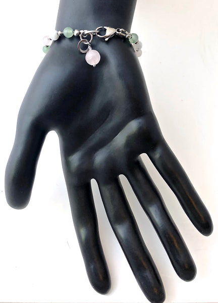FERTILITY PREGNANCY Energy Healing Crystal Reiki Gemstone IVF Bracelet - Spiritual Diva Jewelry