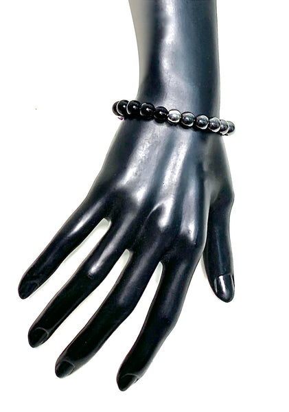 PROTECTION  Evil Eye Reiki Crystal Genuine Gemstone Bracelet - Spiritual Diva