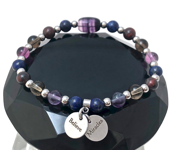Cancer Immune System Recovery Healing Crystal Reiki Gemstone Bracelet - Spiritual Diva Jewelry