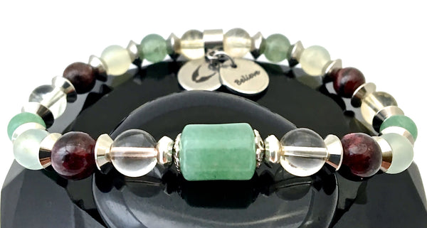 PROSPERITY ABUNDANCE Healing Crystal Reiki Angel Gemstone Bracelet - Spiritual Diva Jewelry