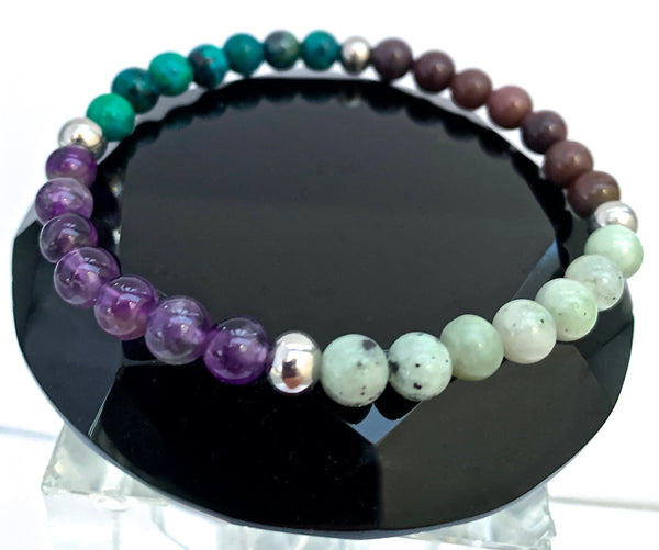 STRENGTH GRIEF DEPRESSION Gift Gemstone Crystal Reiki UNISEX Bracelet - Spiritual Diva