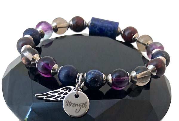 Cancer Immune System Recovery Healing Crystal Reiki Strength Bracelet - Spiritual Diva Jewelry