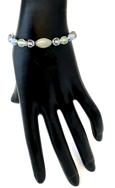 Guardian Angel Energy Healing Crystal Reiki Gemstone Charm Bracelet - Spiritual Diva Jewelry