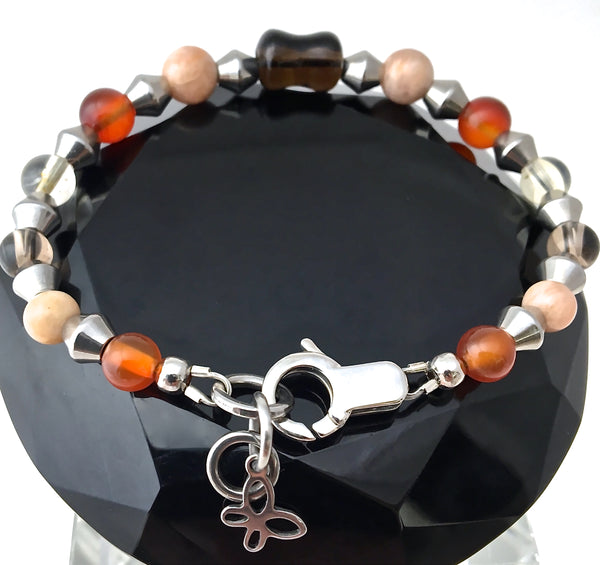 Pure Joy Positive Energy Healing Crystal Reiki Gemstone Bracelet - Spiritual Diva Jewelry