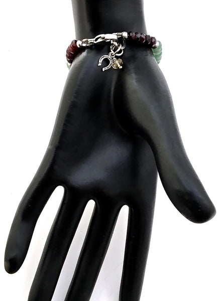 PROSPERITY ABUNDANCE Healing Crystal Reiki Gemstone Luck Bracelet - Spiritual Diva Jewelry