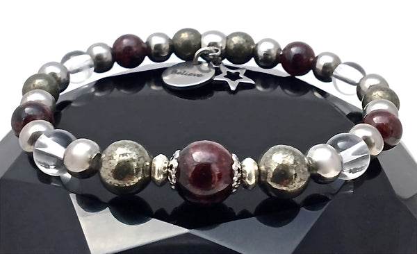 WISH Manifestation Energy Healing Crystal Reiki Gemstone Bracelet - Spiritual Diva Jewelry
