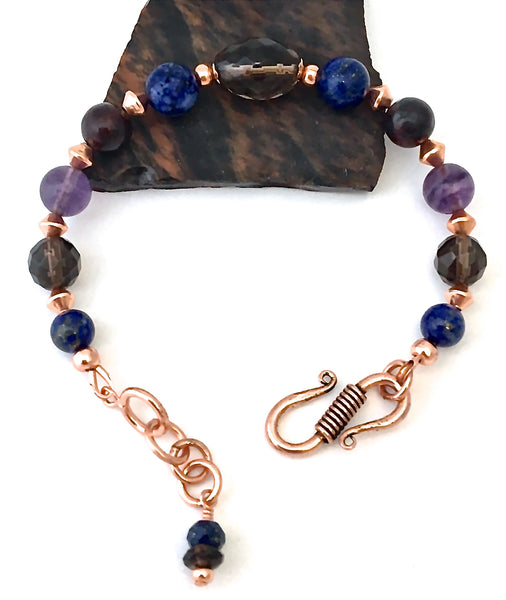 Cancer Immune System Recovery Healing Crystal Copper Reiki S Bracelet - Spiritual Diva Jewelry