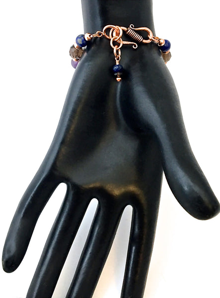 Cancer Immune System Recovery Healing Crystal Copper Reiki S Bracelet - Spiritual Diva Jewelry