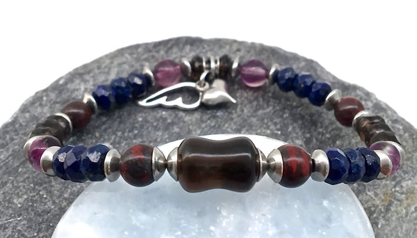 Cancer Immune System Recovery Healing Crystal Reiki Angel Bracelet - Spiritual Diva Jewelry