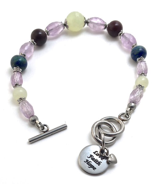Strength Grief Depression Healing Crystal Reiki Gemstone Bracelet SALE - Spiritual Diva Jewelry