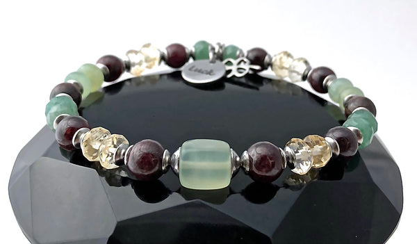 Prosperity Abundance Healing Crystal Reiki Gemstone Good Luck Bracelet - Spiritual Diva Jewelry