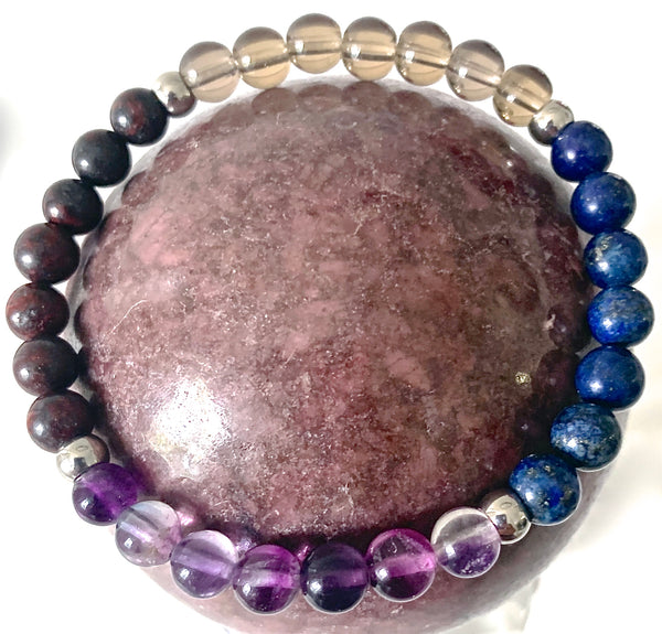 Spiritual Diva jewelry Cancer Immune System Recovery Healing Crystal Men Unisex Reiki Bracelet