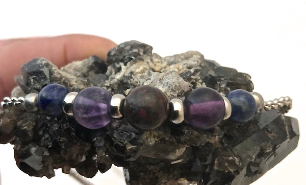 Cancer Immune System Recovery Healing Crystal Double Choker Necklace - Spiritual Diva Jewelry