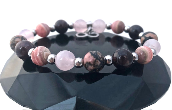 Soulmate Attract Love Energy Healing Crystal Reiki Gemstone Bracelet - Spiritual Diva Jewelry
