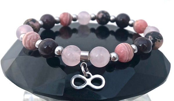 Soulmate Attract Love Energy Healing Crystal Reiki Gemstone Bracelet - Spiritual Diva Jewelry