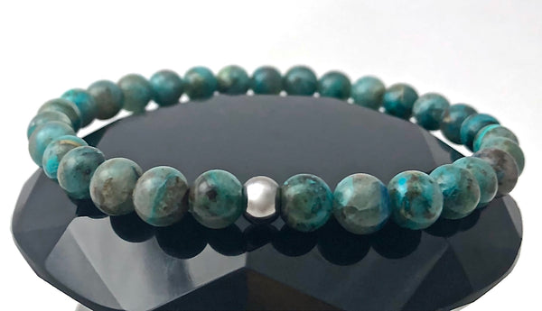 Quantum Quattro Healing Crystal Mens Unisex Gemstone Reiki Bracelet - Spiritual Diva Jewelry