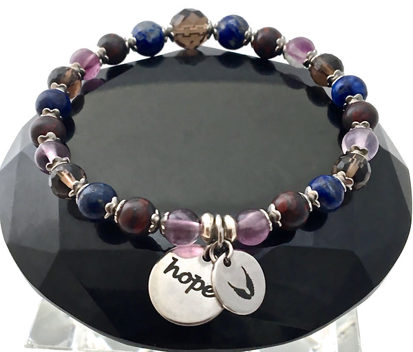 Cancer Immune System Recovery Healing Crystal Reiki Gemstone Bracelet - Spiritual Diva Jewelry