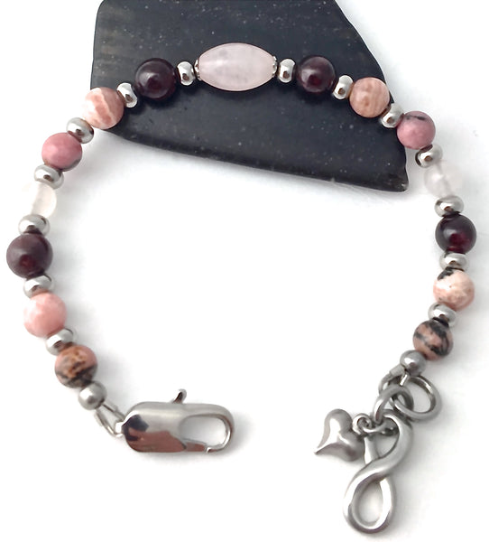 Soulmate Attract Love Healing Crystal Reiki Adjustable Gemstone Bracelet - Spiritual Diva Jewelry
