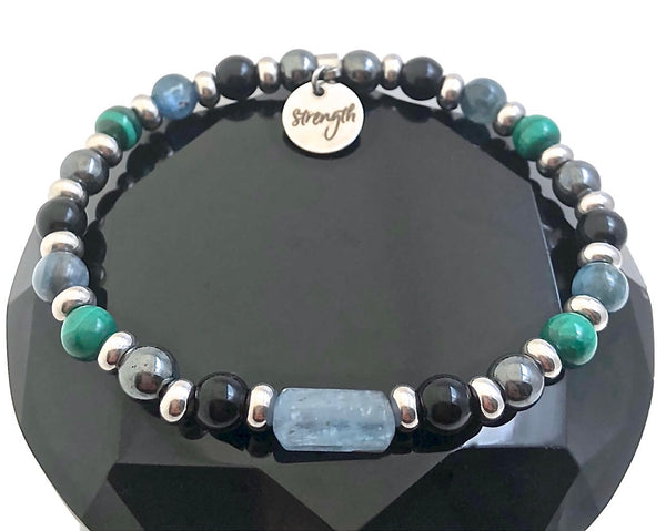 Chronic Pain Relief Energy Healing Crystal Reiki Gemstone Bracelet - Spiritual Diva Jewelry