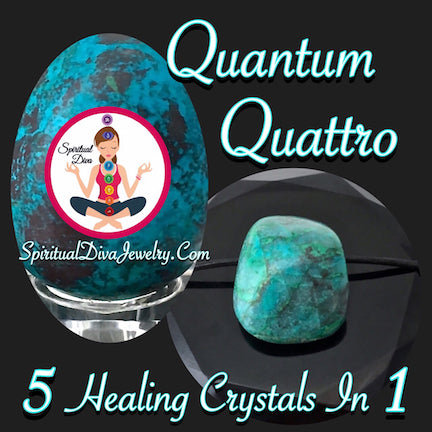 Quantum Quattro Silica, Five Powerful Healing Crystals In One Stone