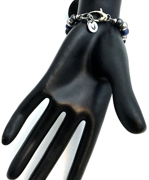 Protection Energy Healing Crystal Reiki Gemstone Angel Charm Bracelet - Spiritual Diva Jewelry