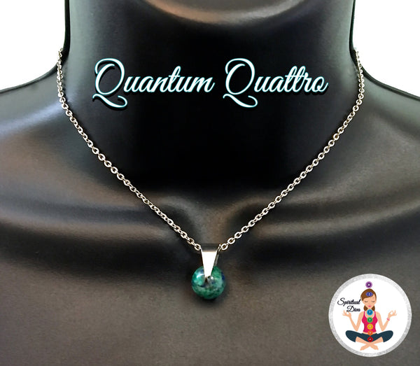 Quantum Quattro Energy Healing Crystal Reiki Choker Necklace - Spiritual Diva Jewelry