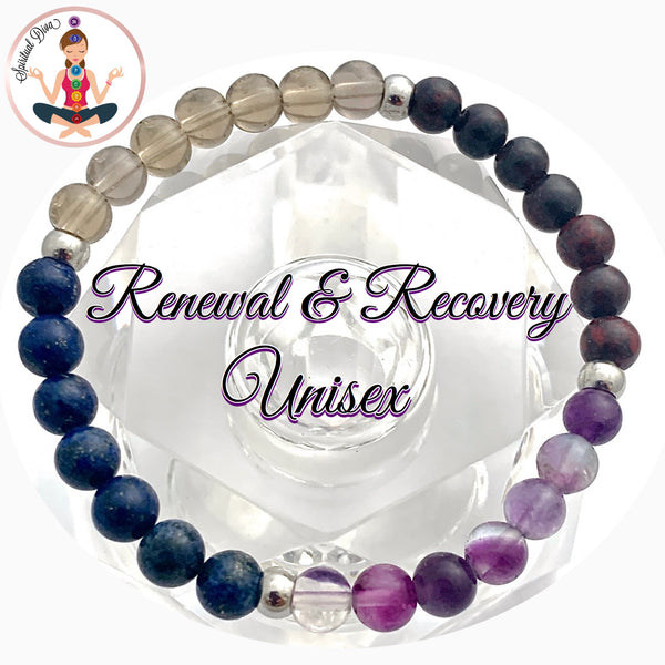 Spiritual Diva Jewelry Cancer Immune System Recovery Healing Crystal Men Unisex Reiki Bracelet