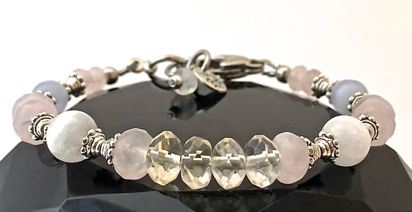 New Mother Baby Reiki Energy Healing Crystal Gemstone Bracelet SALE - Spiritual Diva Jewelry