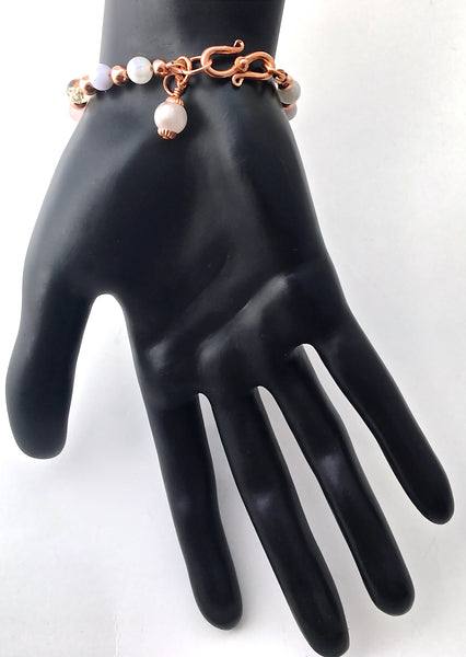 New Mother Baby Energy Healing Crystal Reiki Copper Gemstone Bracelet - Spiritual Diva Jewelry